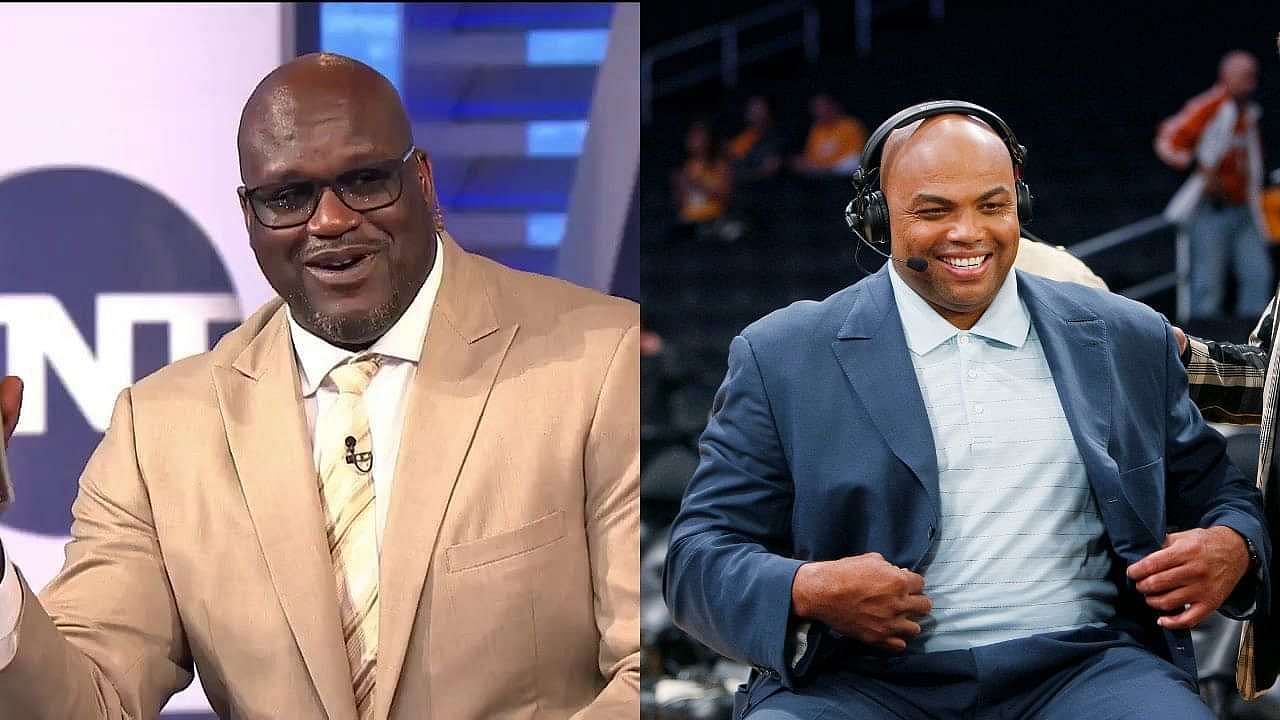 NBA legends-turned-TNT analysts Shaquille O&rsquo;Neal and Charles Barkley