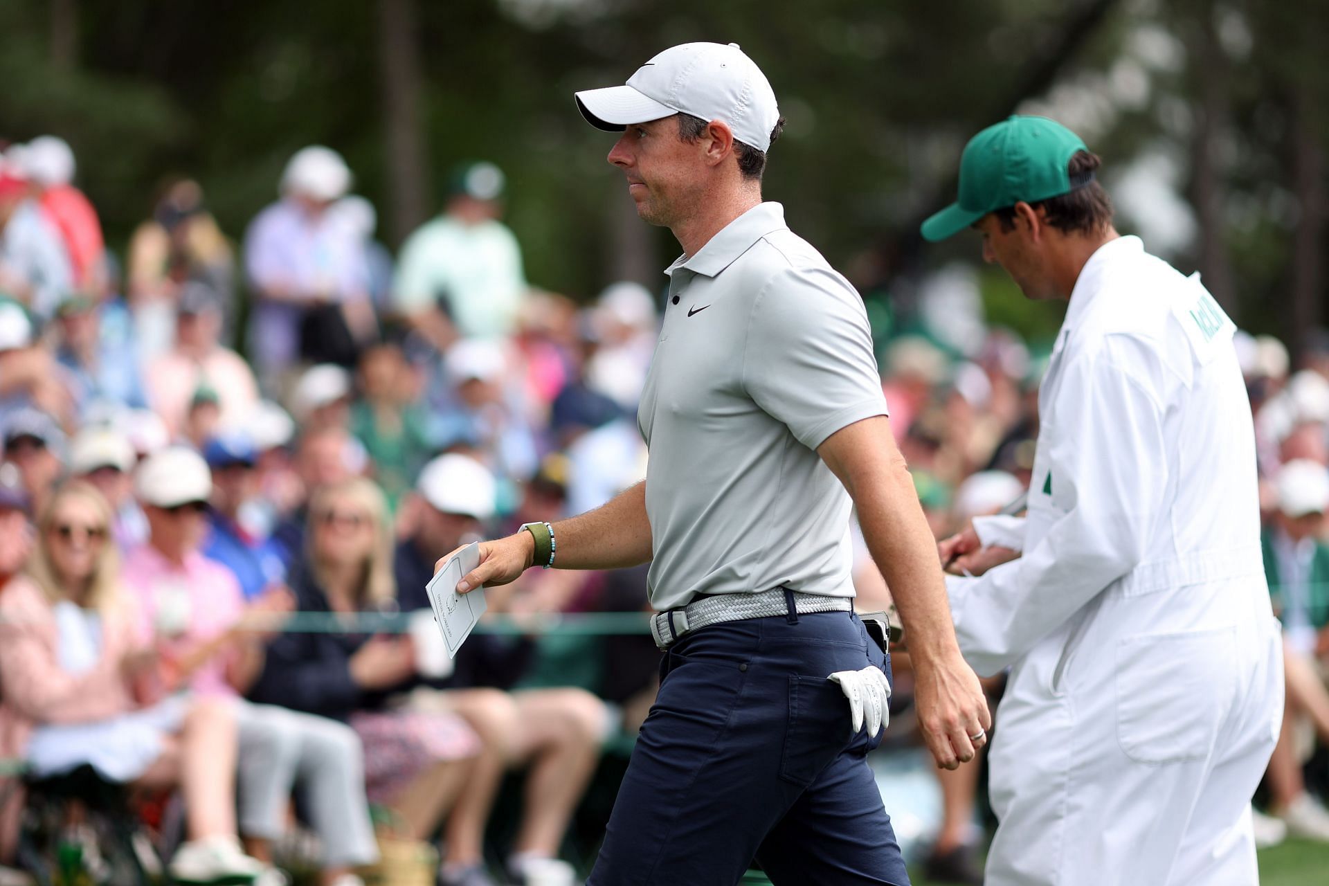 Rory McIlroy at the 2023 Masters - Round Two (via Getty Images