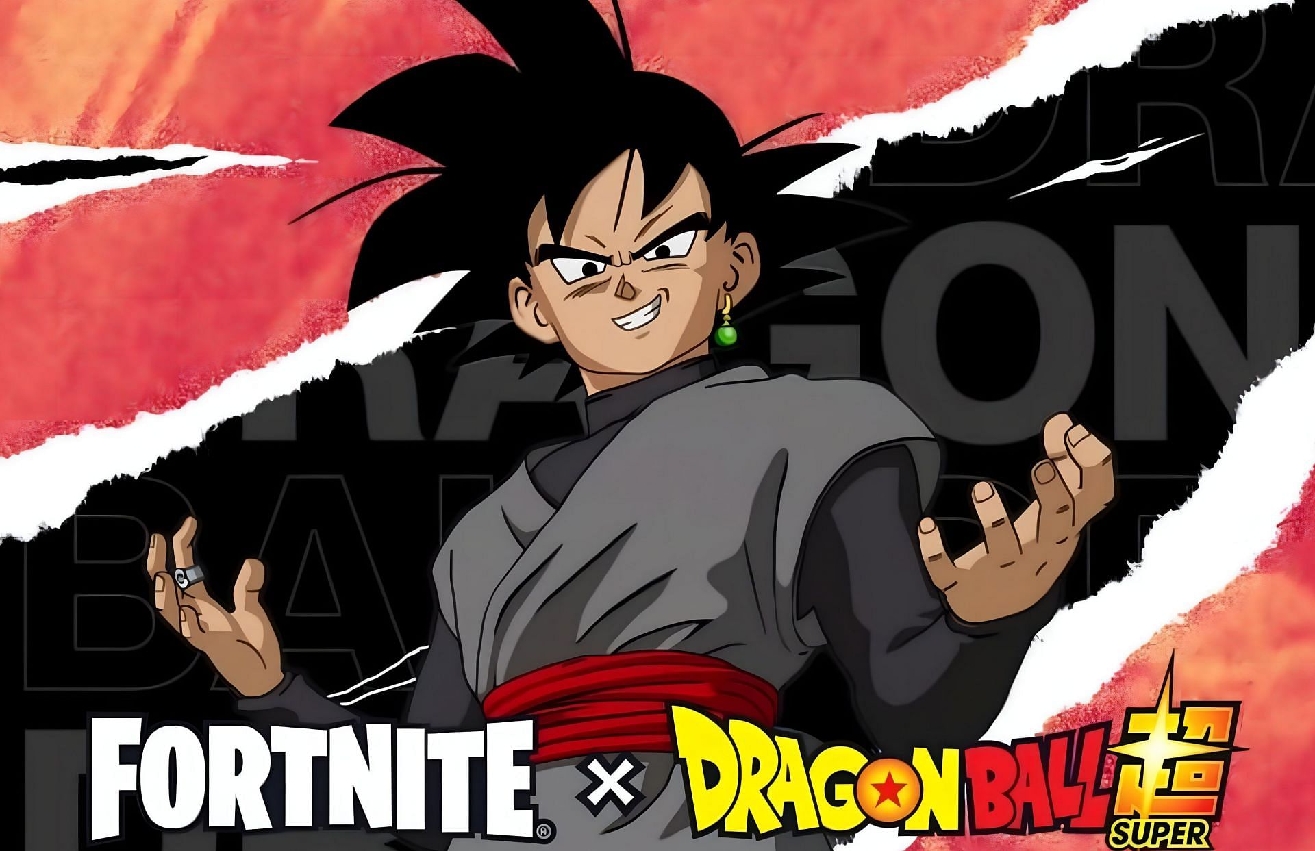 Epic Games shares first official image of the upcoming Goku Black Fortnite skin (Image via Epic Games/Fortnite)