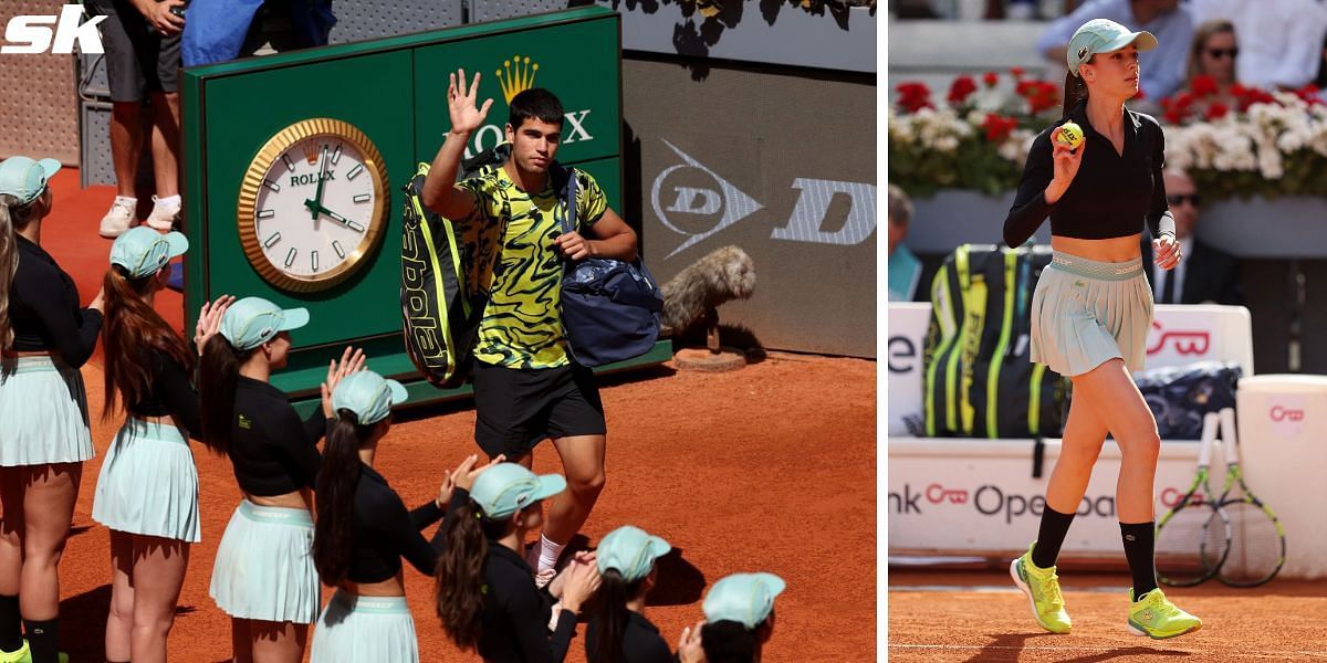 Model ball girls at Madrid Open leave tennis fans fuming