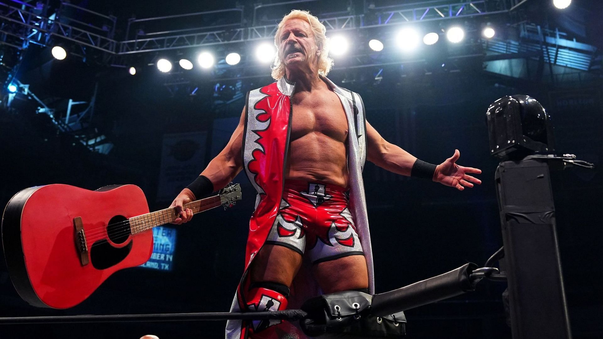 Jeff Jarrett is a 37 year old pro wrestling veteran.