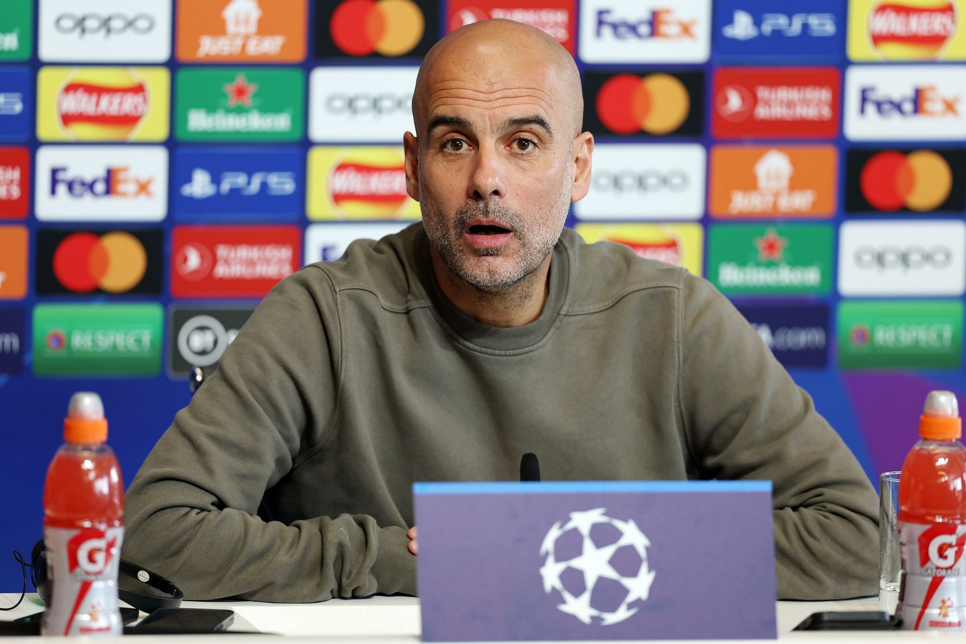 Manchester City FC Training Session And Press Conference