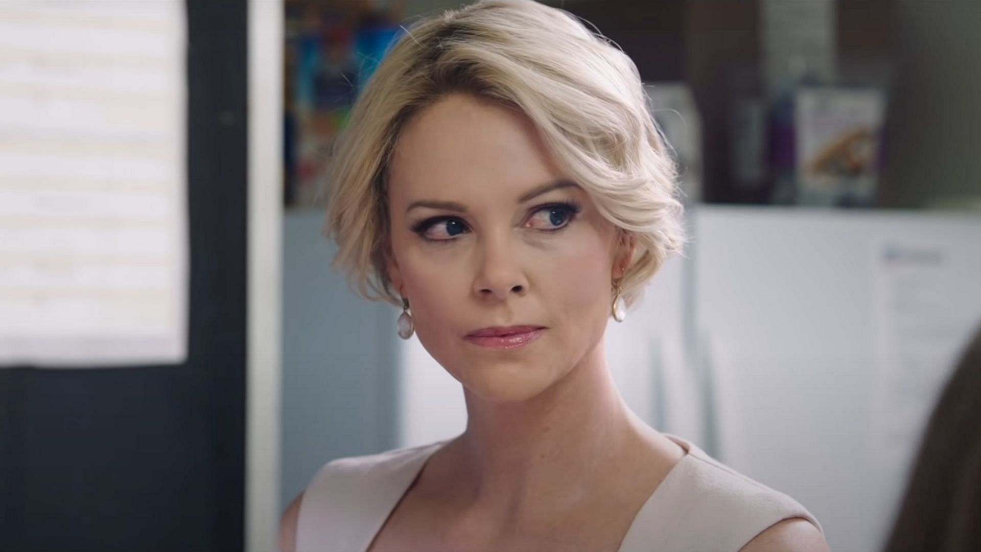 Charlize Theron was nominated at Academy Awards for portraying Megyn Kelly in the 2019 film Bombshell (Image via Lionsgate Movies)