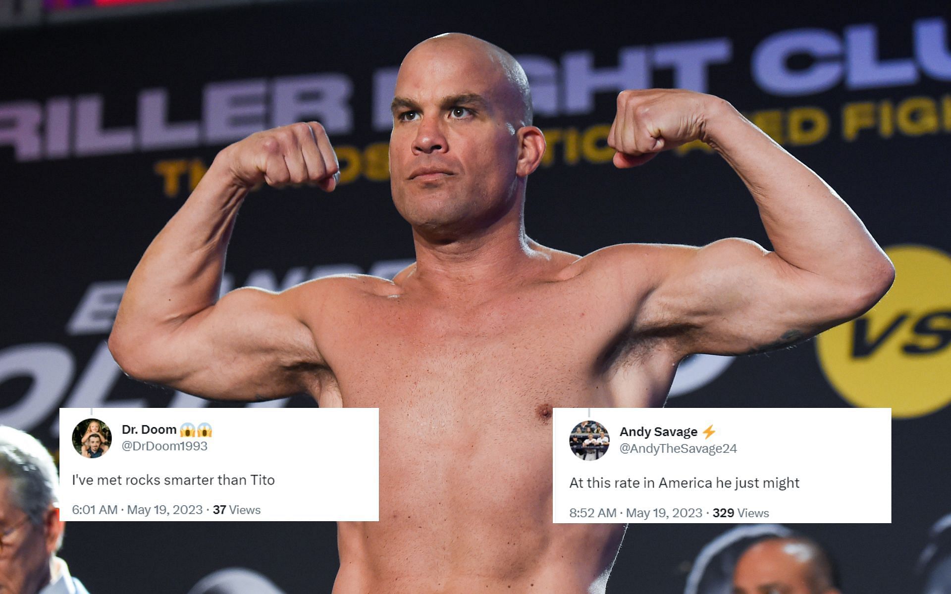 Tito Ortiz (Image credits: @mmamania on Twitter)