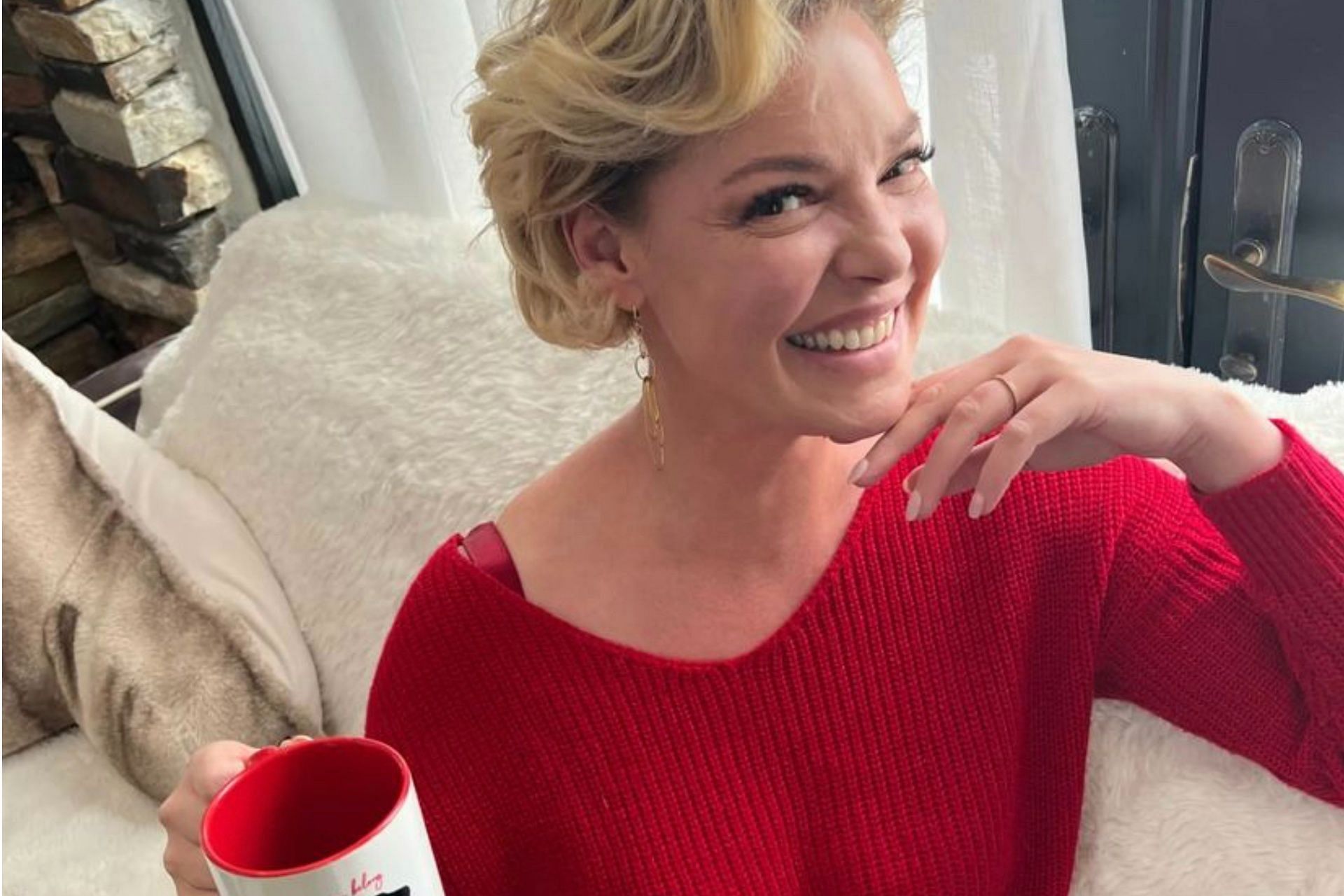 Heigl loves to make her own tea. (Photo via Instagram/katherineheigl)