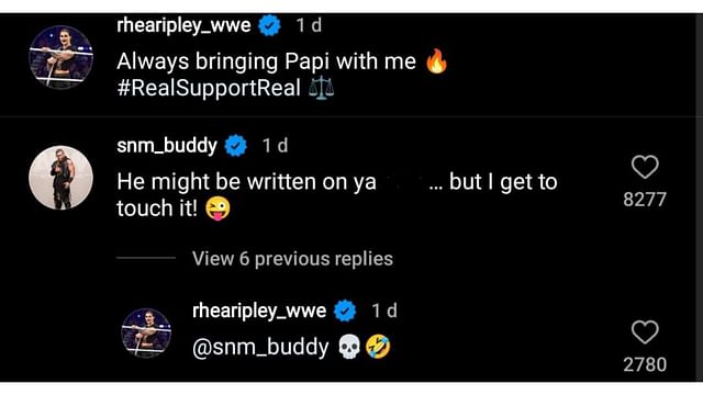 Rhea Ripley Reacts To Her Boyfriend Claiming Only 