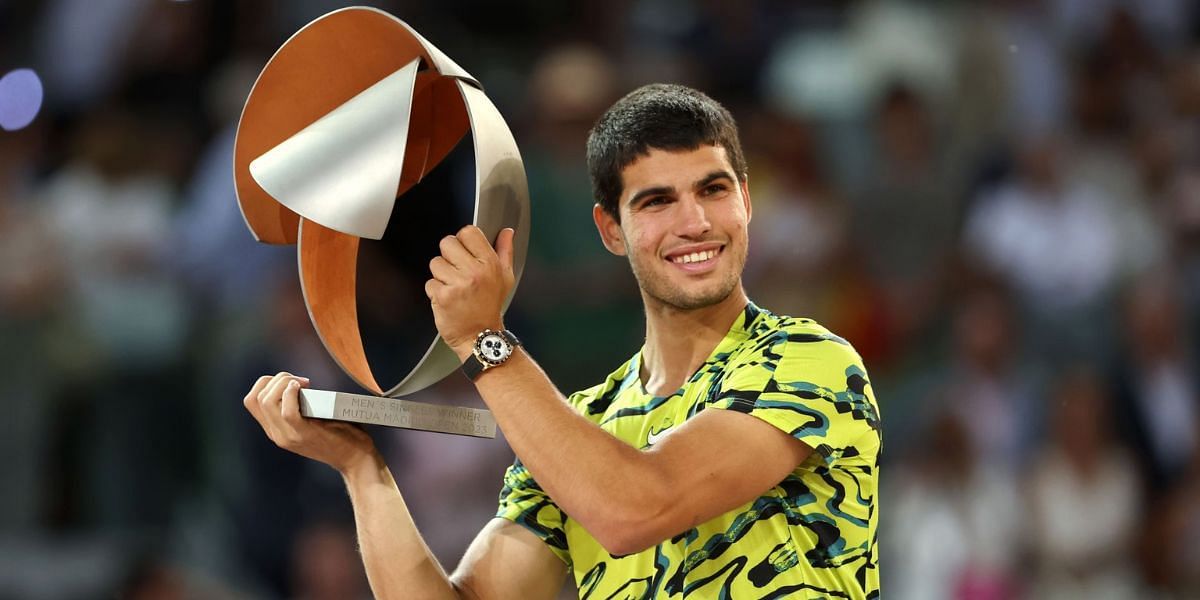 Carlos Alcaraz Madrid Open 2023 title win 