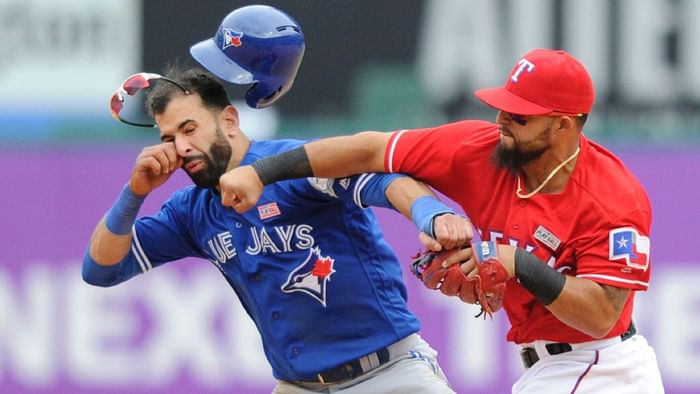Not his first rodeo: Rougned Odor once was in a massive bench-clearing  brawl in the minors