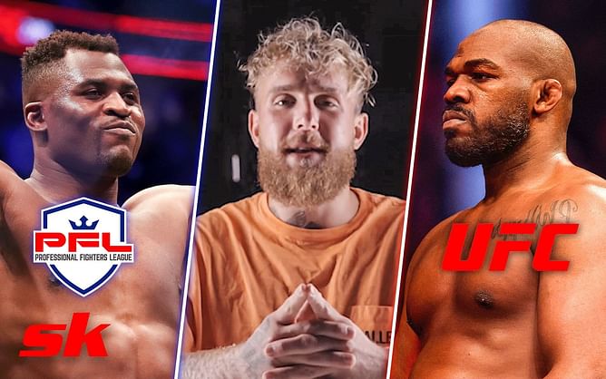 Jake Paul proposes UFC - PFL crossover card featuring Francis Ngannou, Jon Jones and Nate Diaz among others