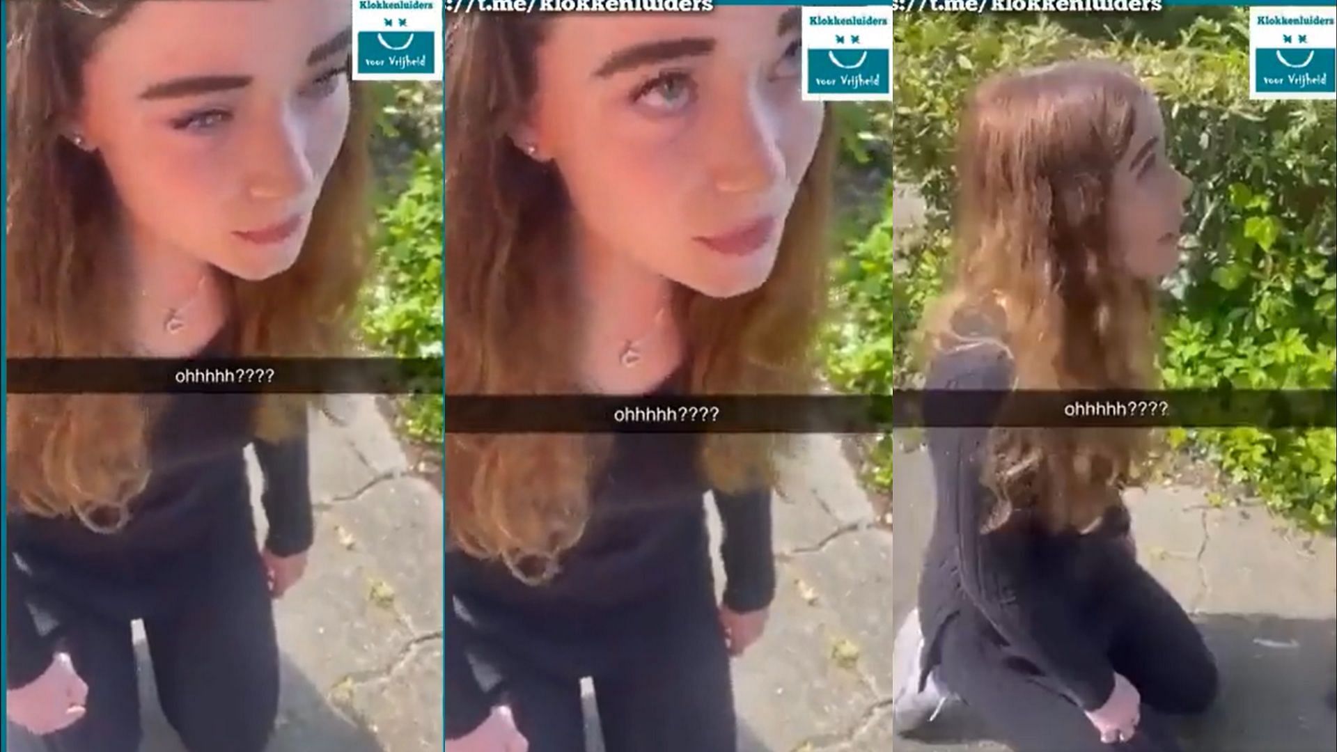 Video of girl from Netherlands being berated by migrants leaves netizens outraged (Image via UltraDane/Twitter)