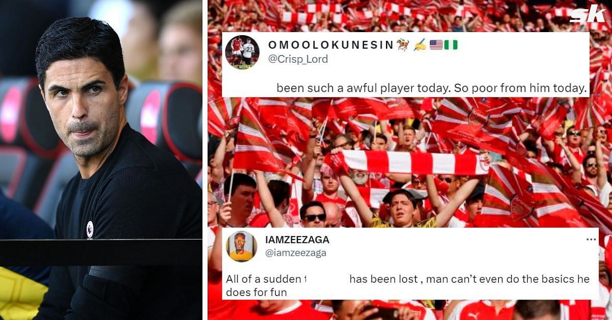 Arsenal fans slammed Leandro Trossard on Twitter 