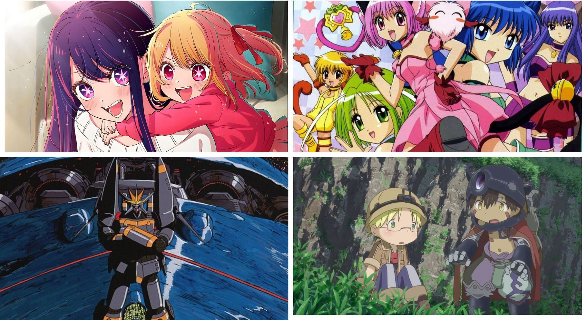 Four anime available on Hidive (Image via Sportskeeda)