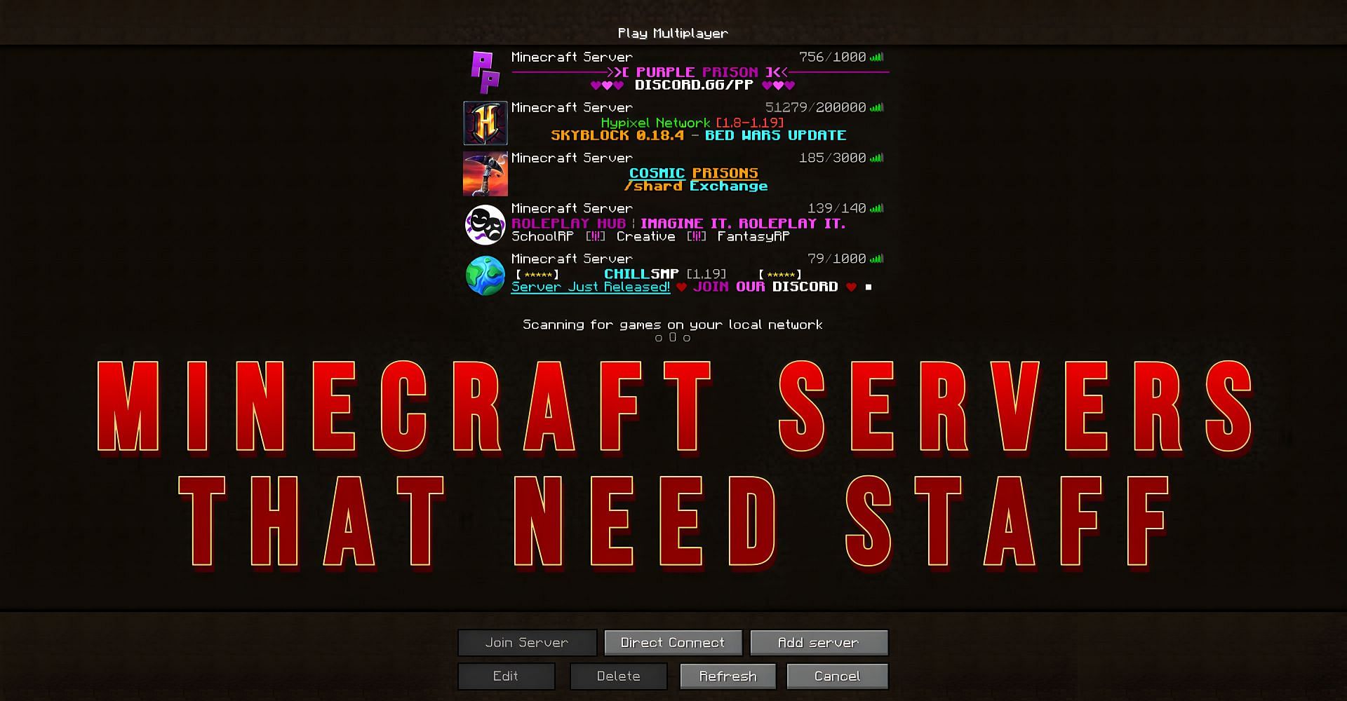 Minecraft Discord Server IP Address 