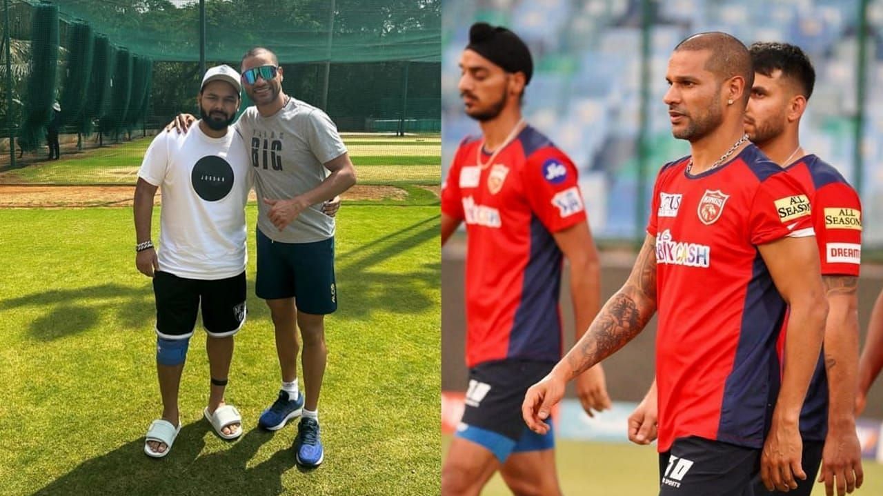 Shikhar Dhawan caught up with Rishabh Pant (Image: Instagram)