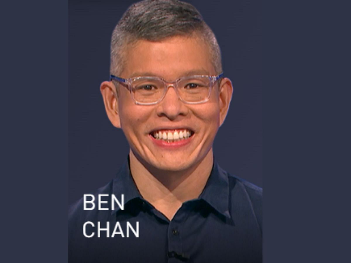 Ben Chan: Tonight&#039;s winner (Image via Jeopardy.com)