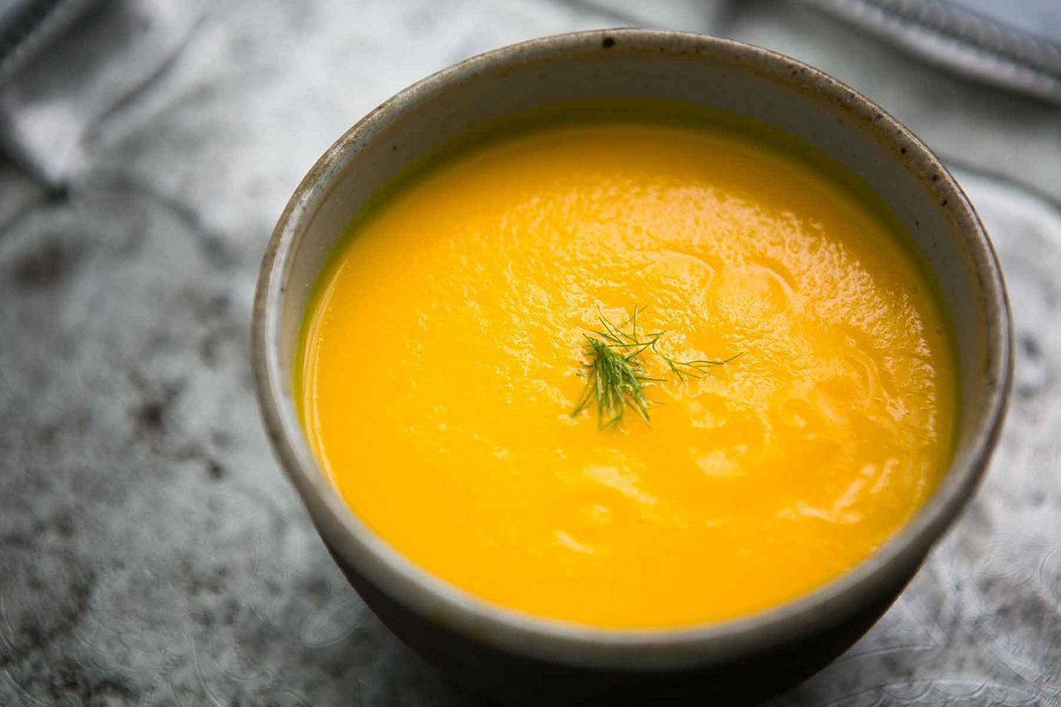 Carrot and ginger broth (Image source: Simply Recipes)
