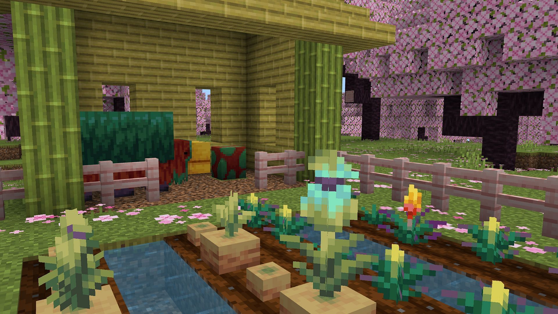 The new 1.20 update features a number of new additions (Image via Mojang)