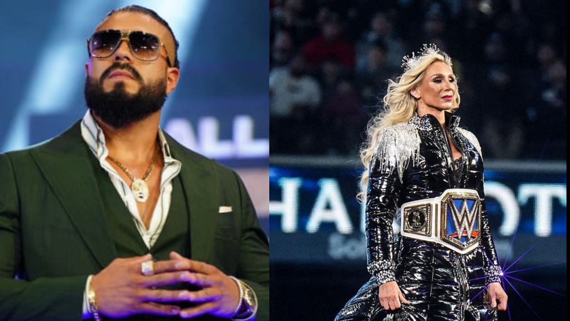 Andrade El Idolo and Charlotte Flair both met on WWE