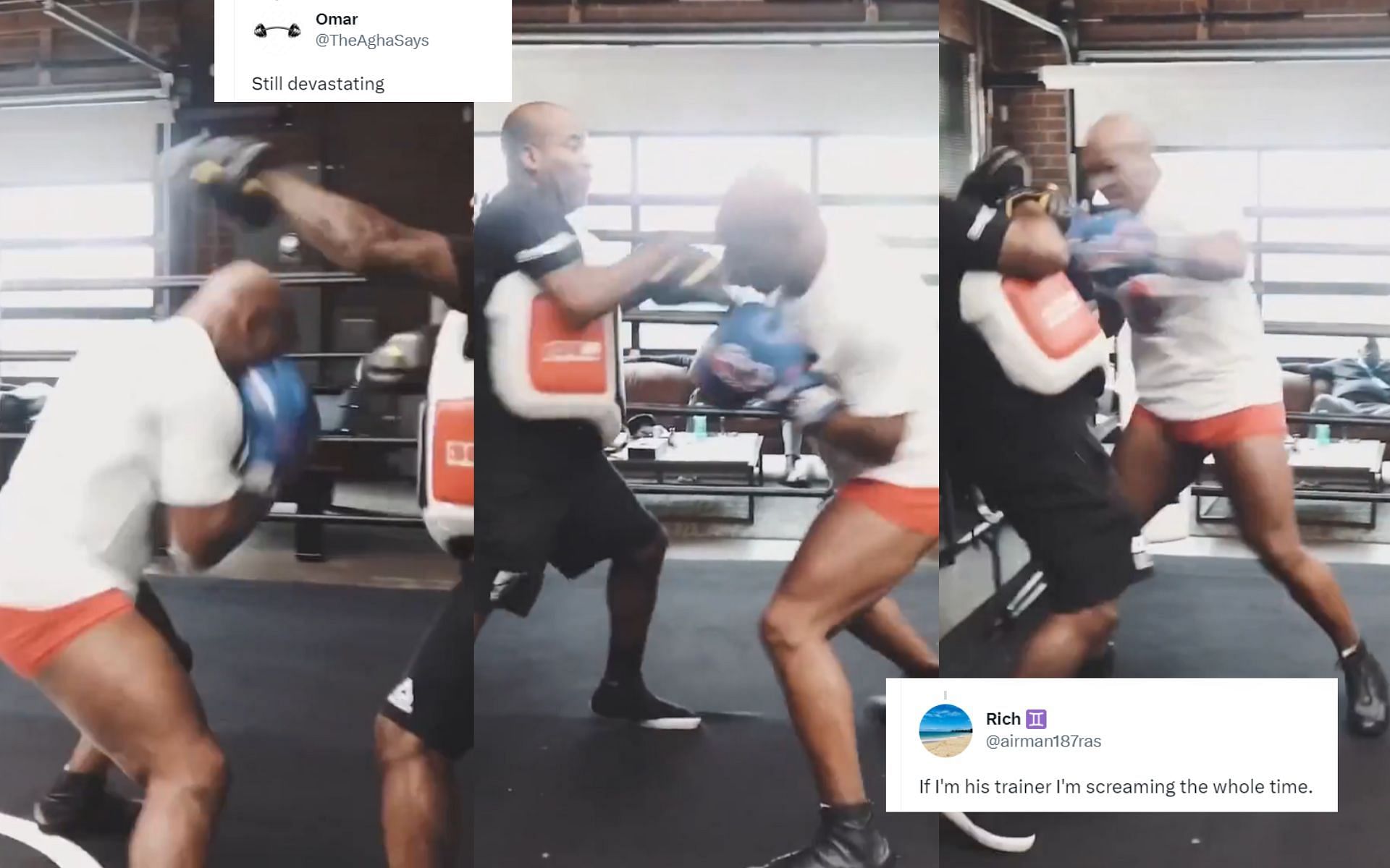 Fans in awe over Mike Tyson training footage at 56 years old