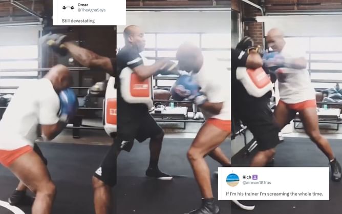 Mike Tyson leaves boxing fans in awe with terrific form at 56
