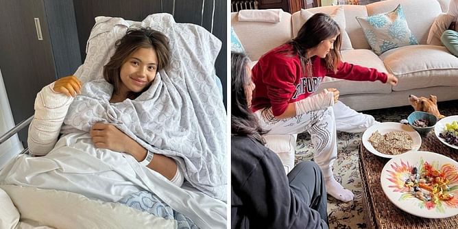 Emma Raducanu shares new update on surgery recovery