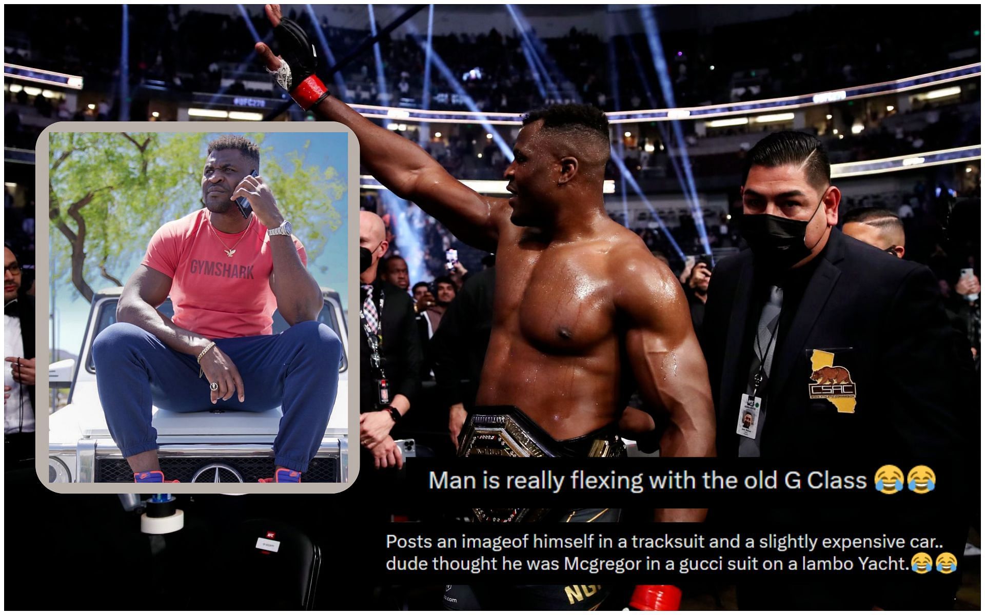 Francis Ngannou faces criticism for sarcastic response to haters on social media 