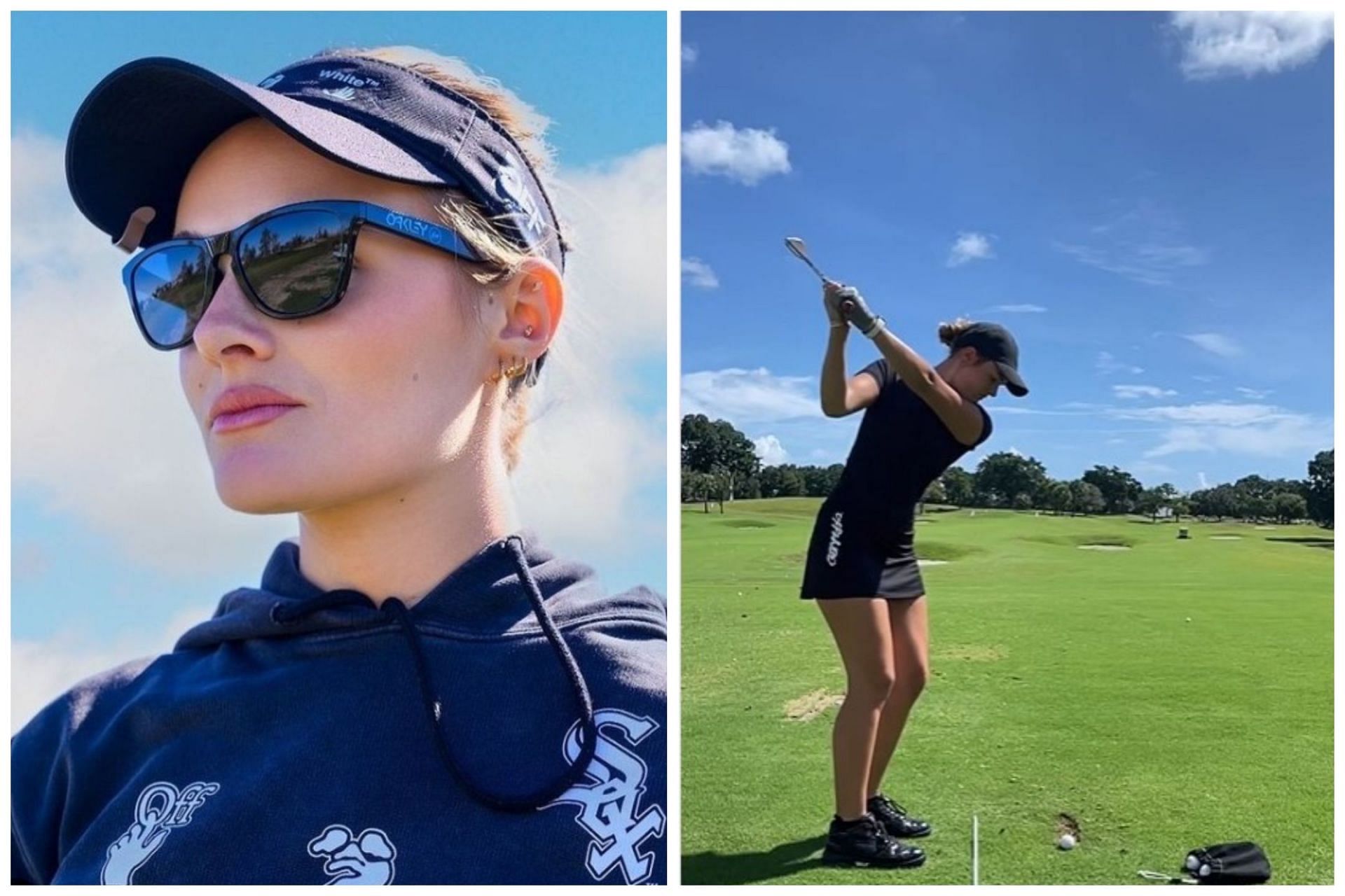 Paris Hilinski is a 19-year-old golfer and the golf influencer( Image via Instagram.com/parishilinskigolf)