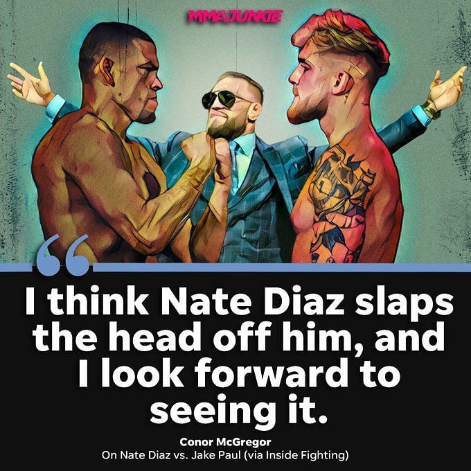 Jake Paul Vs Nate Diaz Jake Paul Makes Savage Stockton Slap Jibe In Response To Conor 