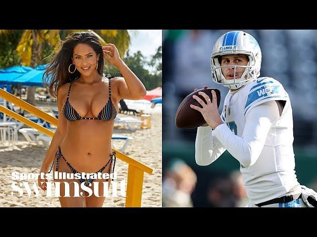 Who Is Jared Goffs Fiancée Christen Harper Si Swimsuit Model Shows Off Bts At Photoshoot 