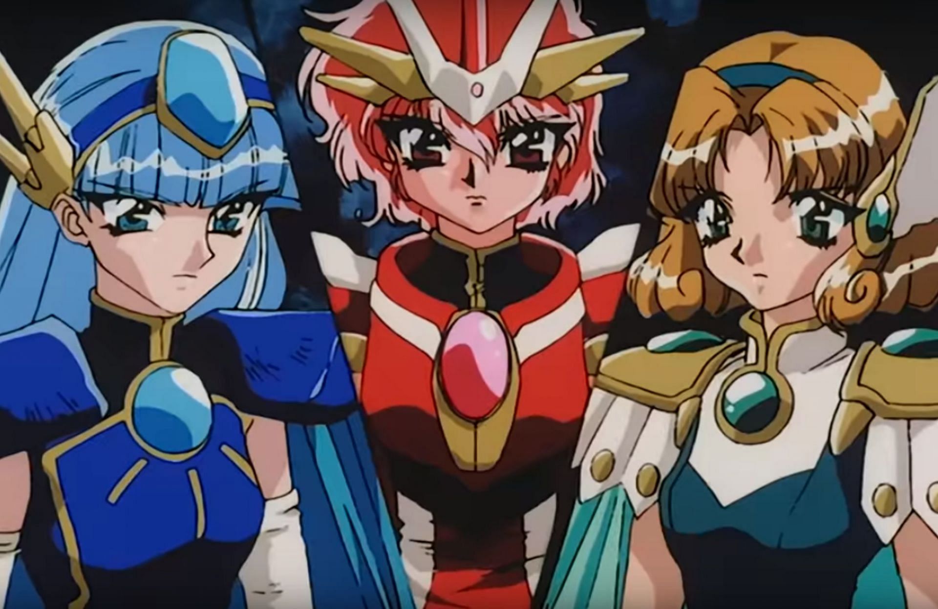 Anime siblings: Umi, Fuu, and Hikaru (image via Tokyo Movie Shinsha)