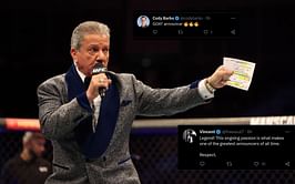 Legendary UFC announcer Bruce Buffer shares why he never rehearses before events