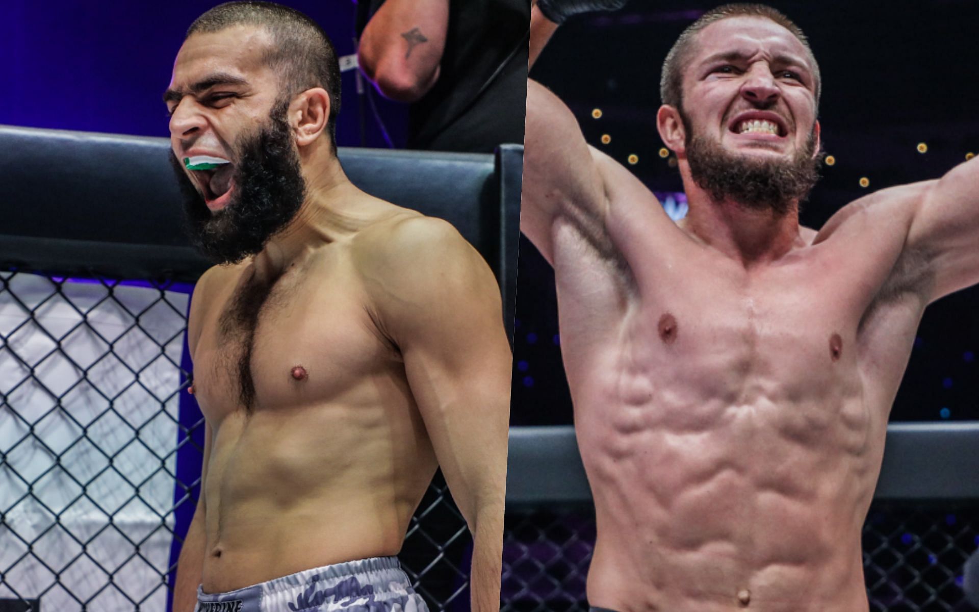 Ahmed Mujtaba (L) / Saygid Izagakhmaev (R) -- Photo by ONE Championship