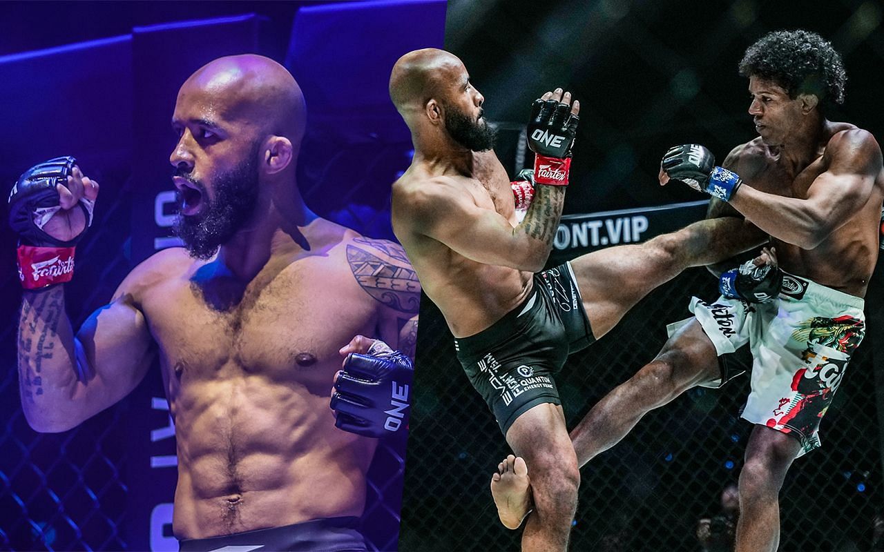 Demetrious Johnson and Adriano Moraes. [Image: ONE Championship]