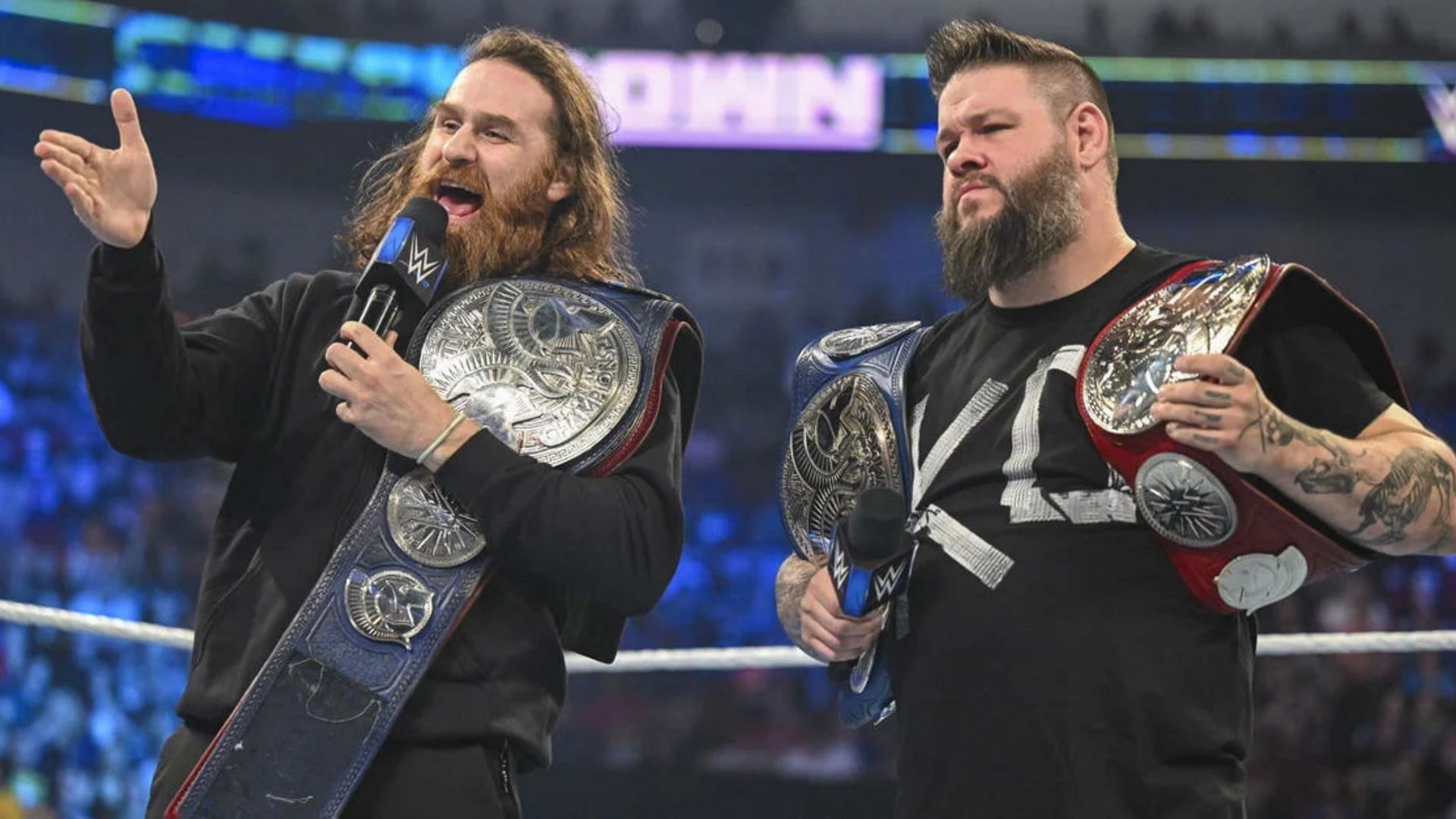 Kevin Owens is currently one-half of the Undisputed WWE Tag Team Champions