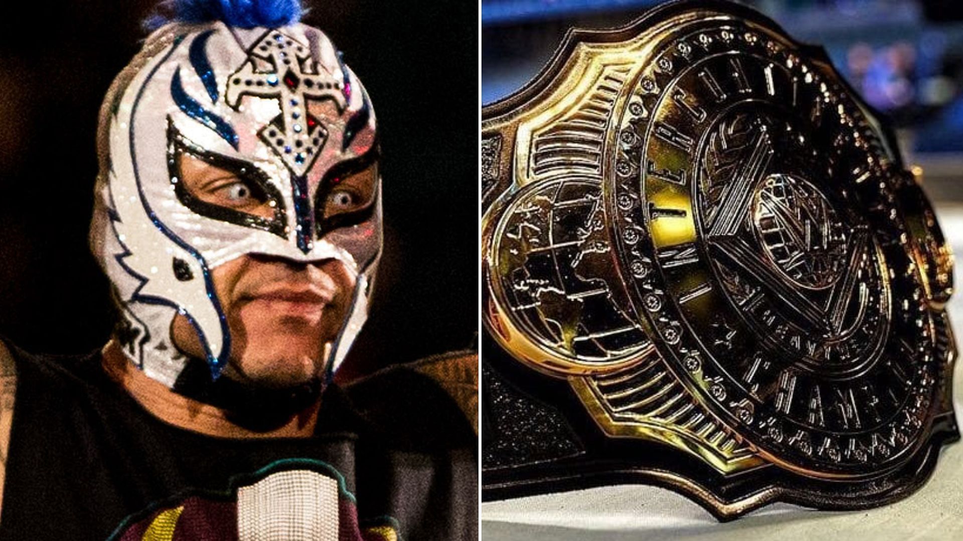WWE Hall of Famer Rey Mysterio and the prestigious Intercontinental Championship.