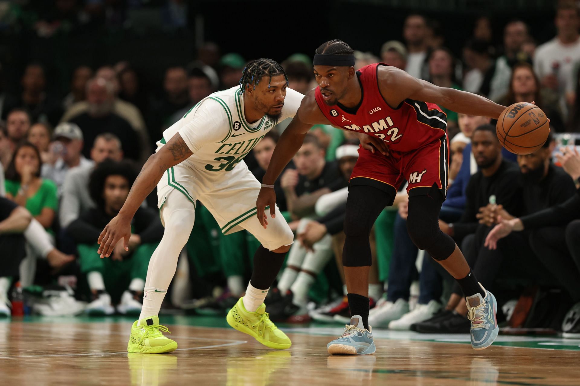 The Celtics will have to beat Jimmy Butler again (Image via Getty Images)