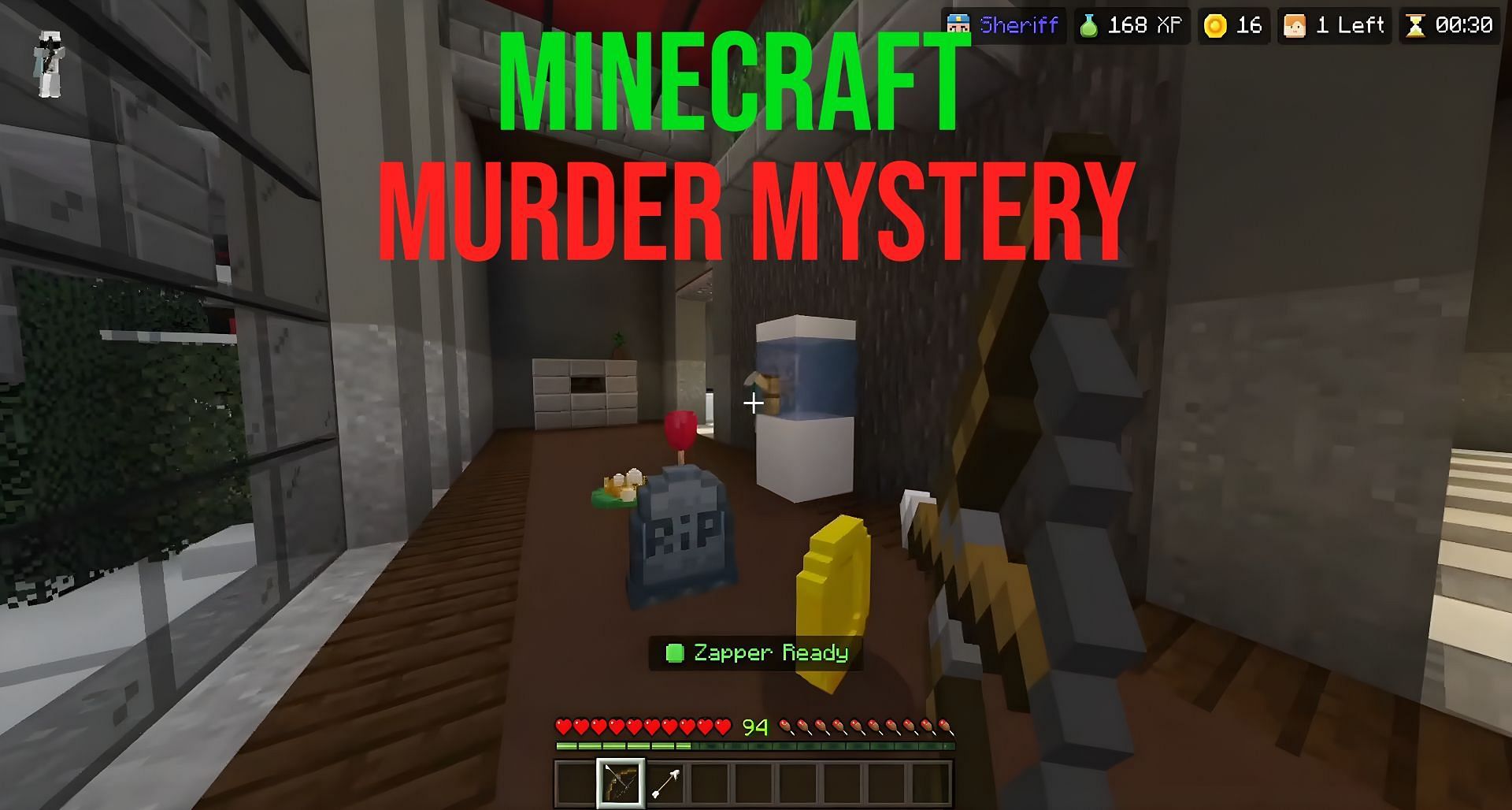 Minecraft Murder Mystery servers are typically extremely enjoyable (Image via Sportskeeda)