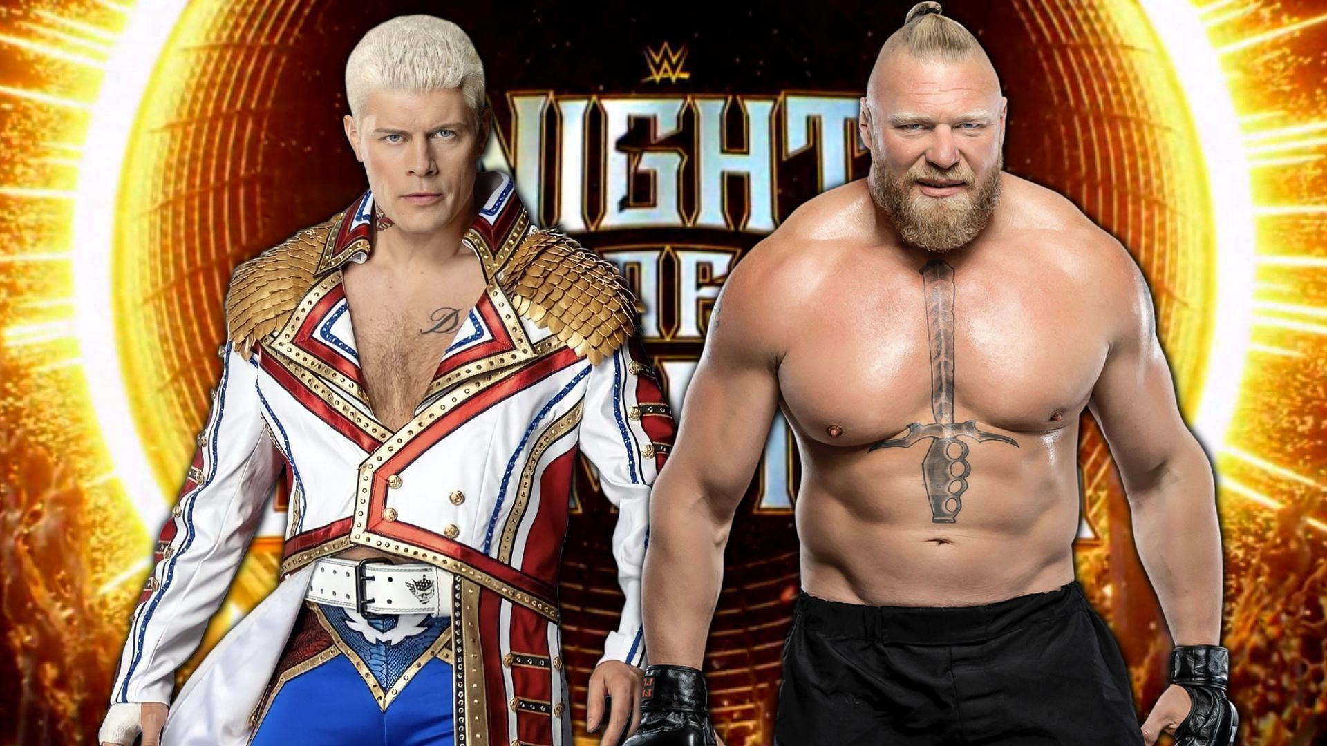 Cody Rhodes and Brock Lesnar are set to have a rematch at Night of Champions