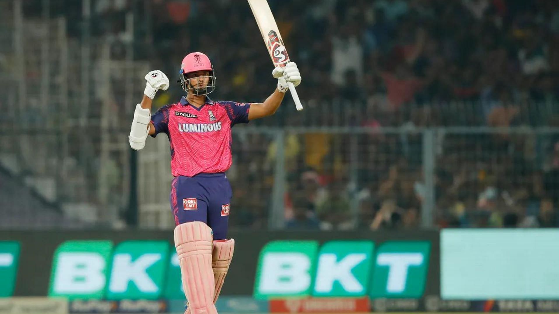 Yashasvi Jaiswal scored his half-century off just 13 balls, creating a new record (P.C.:iplt20.com)