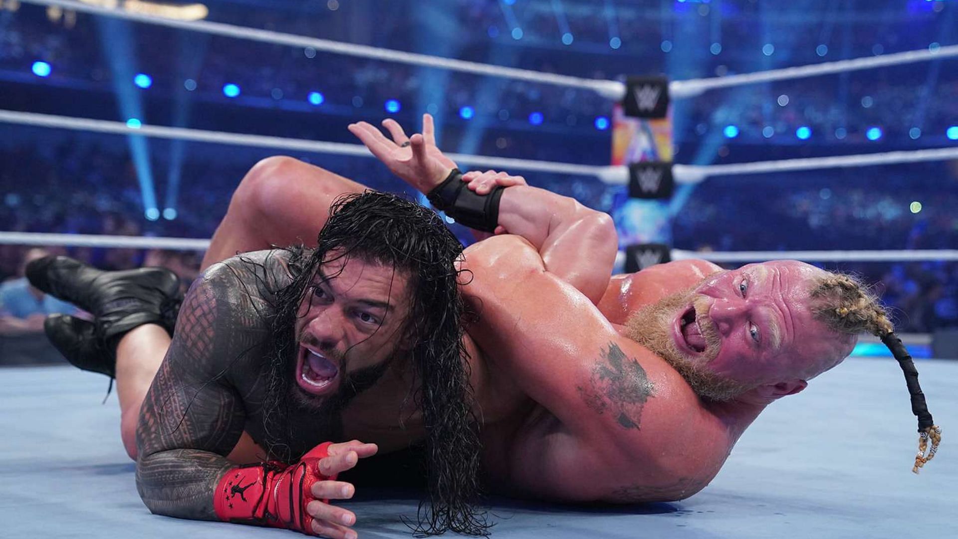 Brock Lesnar and Roman Reigns last battled in 2022