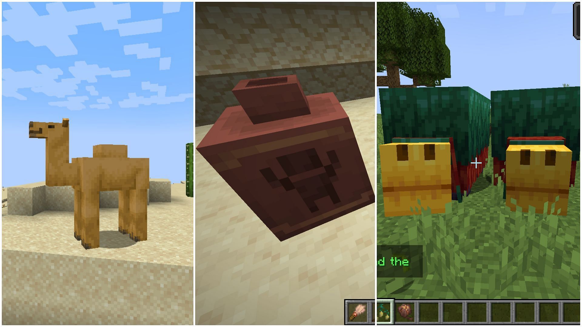 There are many new features worth trying in the Minecraft 1.20 Trails and Tales update (Image via Sportskeeda)