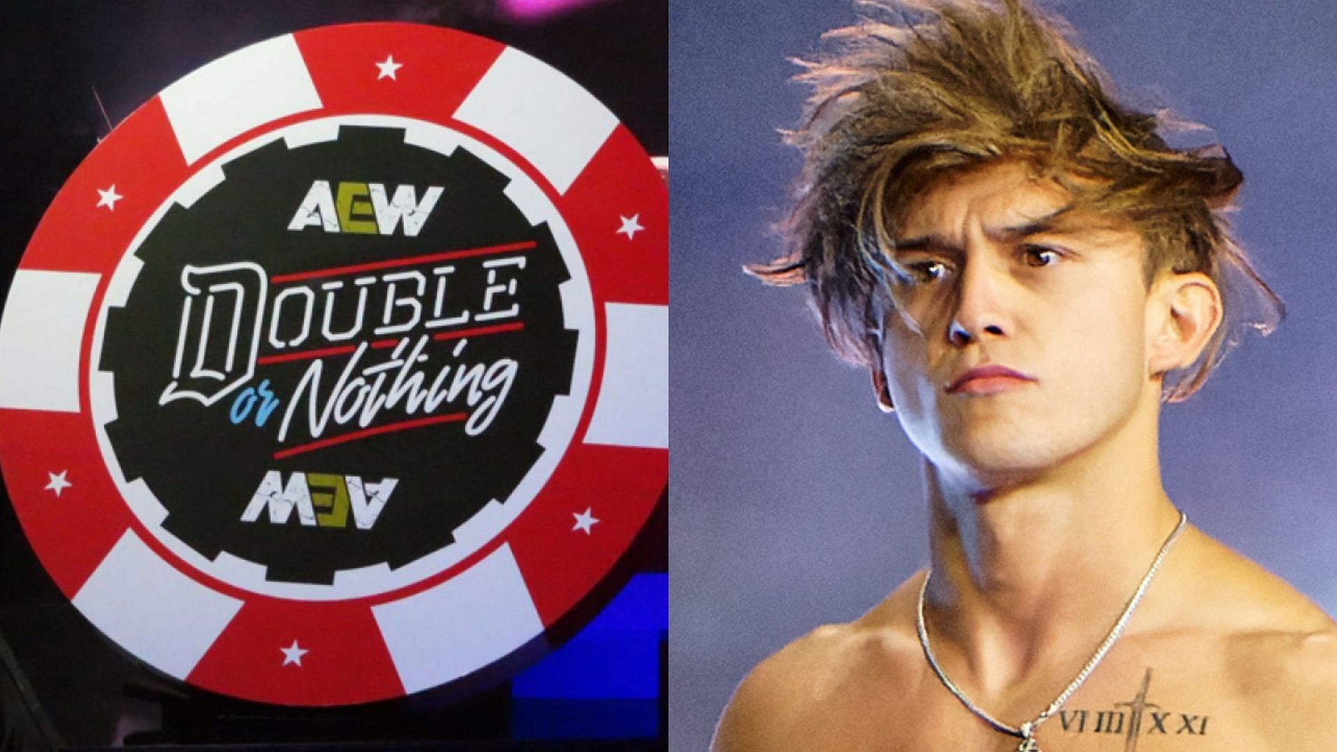 Who is Hook replacing at AEW Double or Nothing?