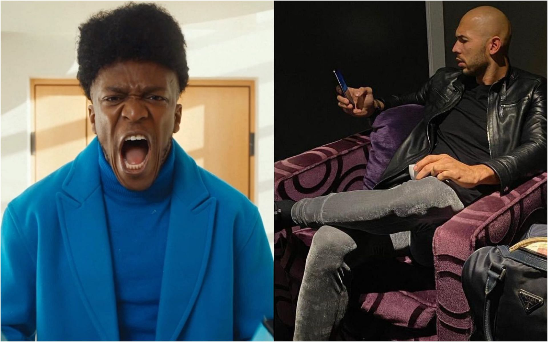 KSI responds after Andrew Tate calls him out for doing &quot;cringe bullsh*t&quot;