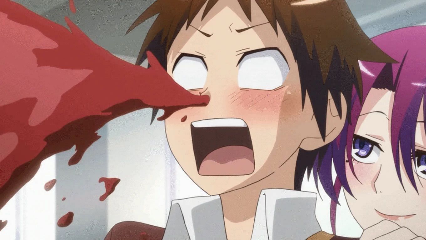 anime nosebleed soul eater