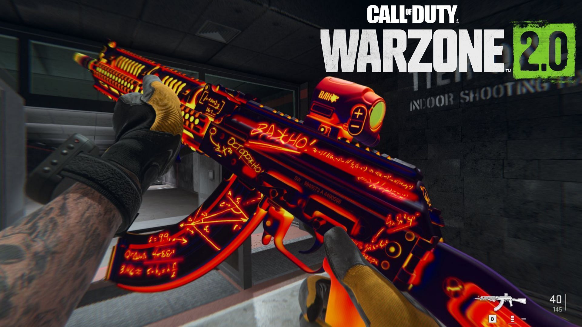 How to get the glowing Kastov 762 Heated Madness blueprint in Warzone 2 and Modern Warfare 2 (Image via Twitter/@ModenasHD, edited by Sportskeeda)