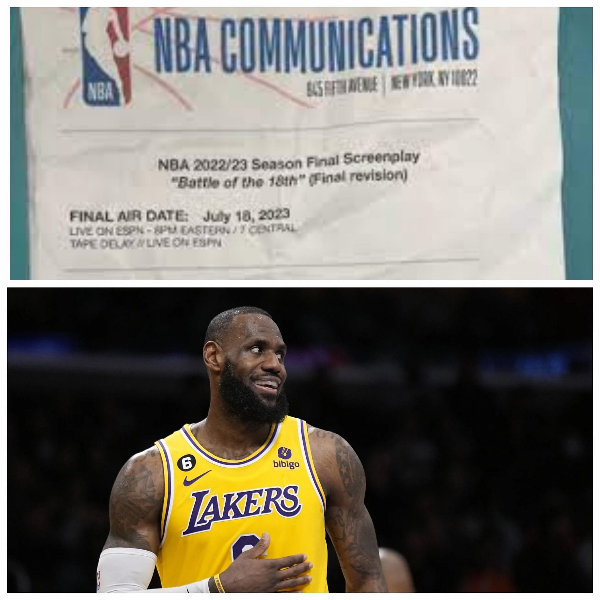 Did NBA script get leaked? Debunking rumors