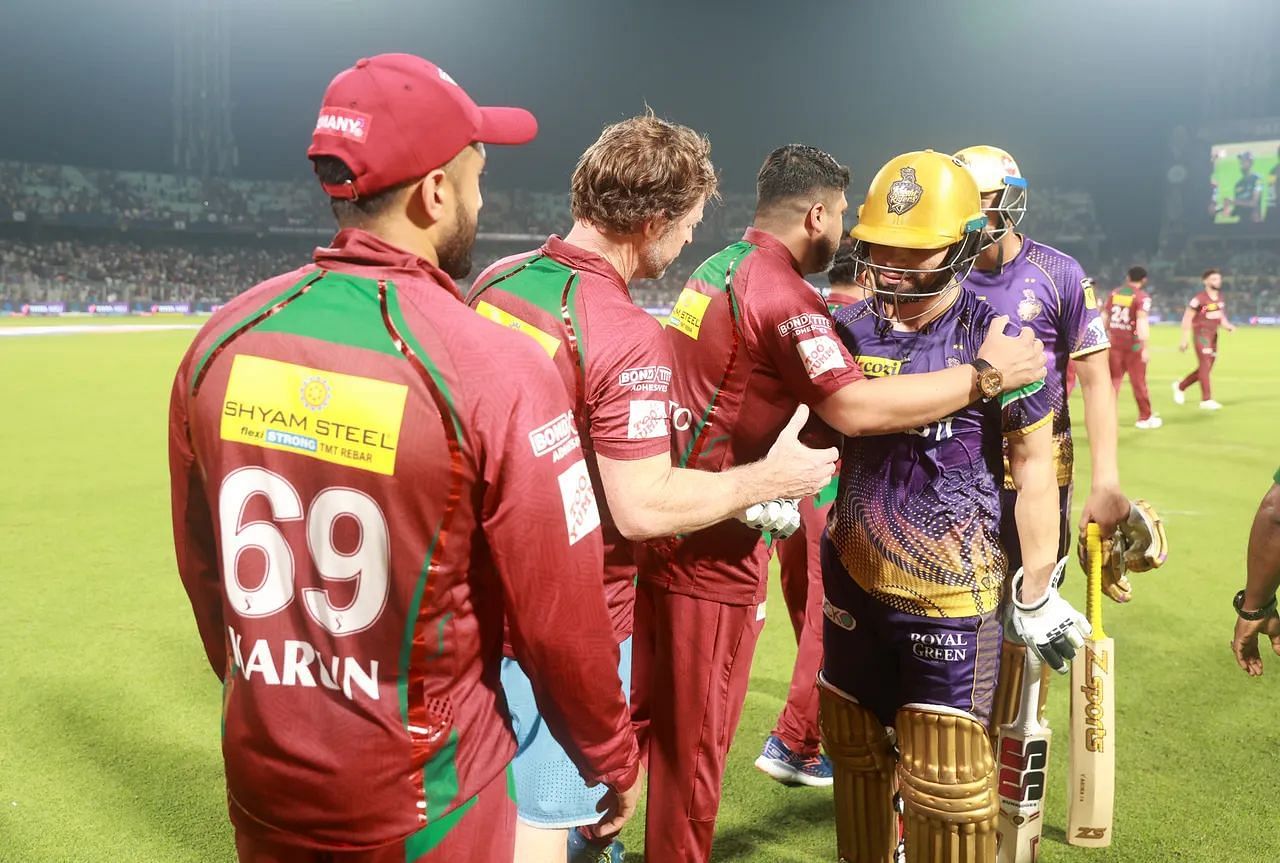 KKR lost against LSG by one run (Image Courtesy: IPLT20.com)