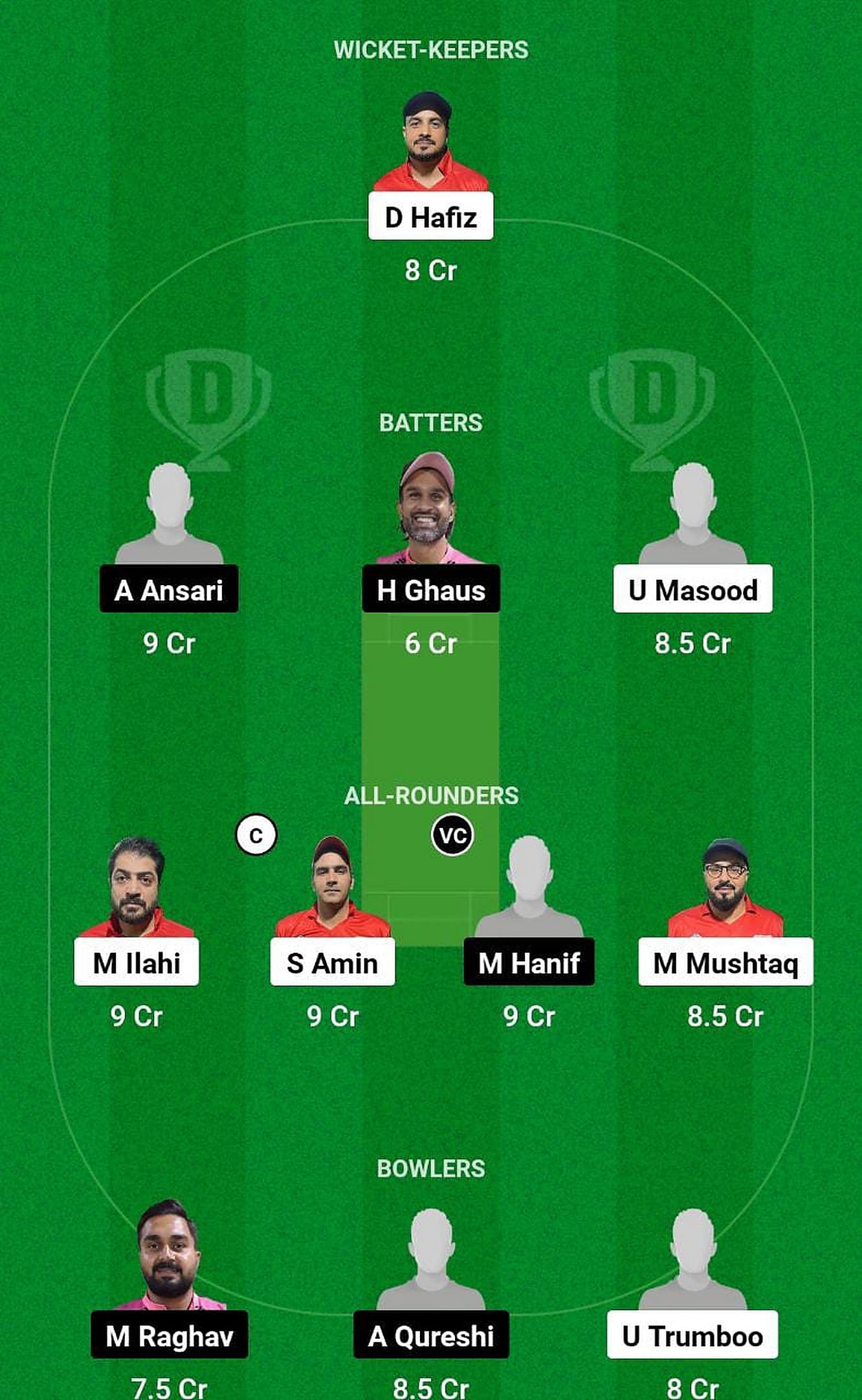 IBL vs DDD Fantasy Suggestion Team 1