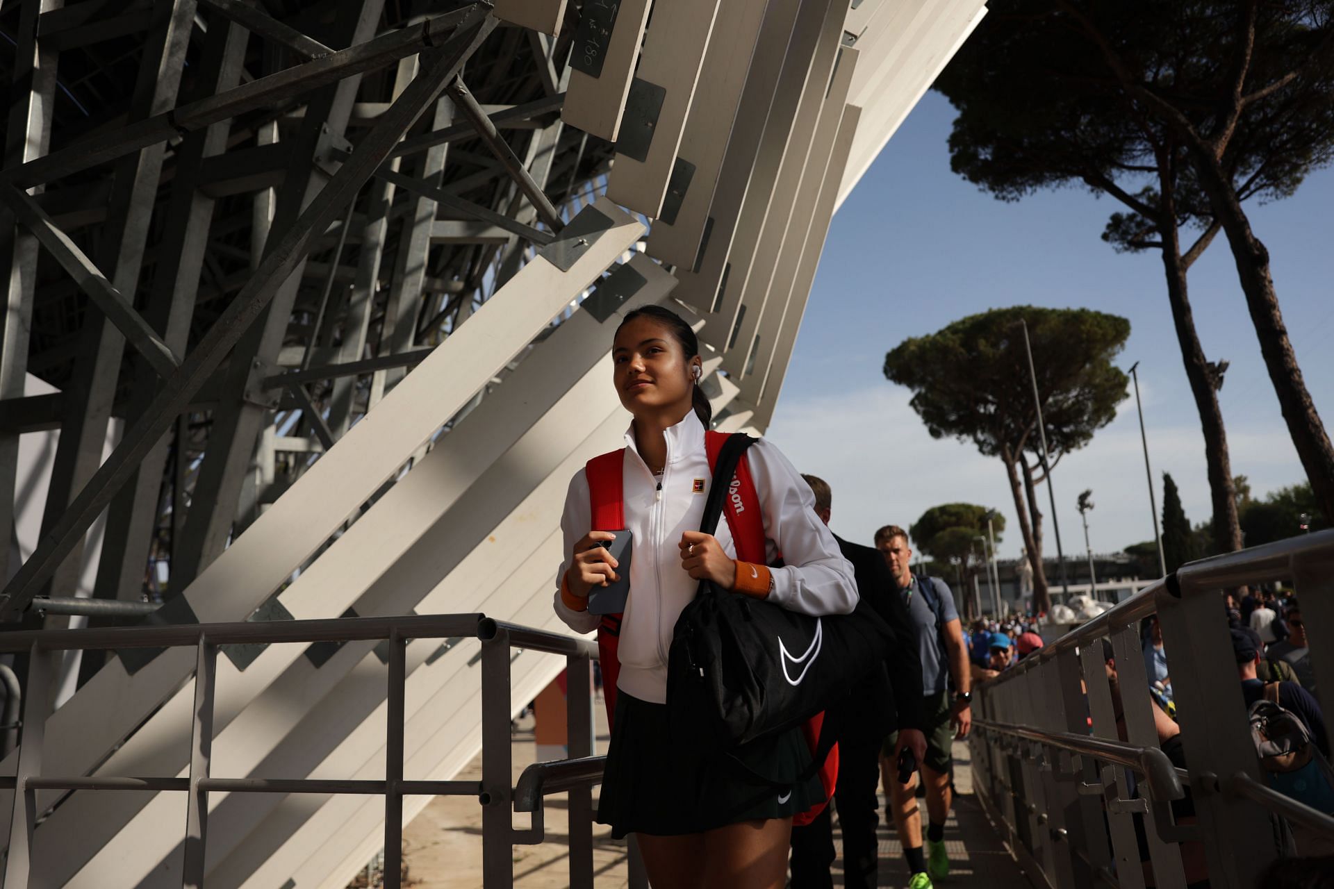 Emma Raducanu at the 2022 Italian Open.