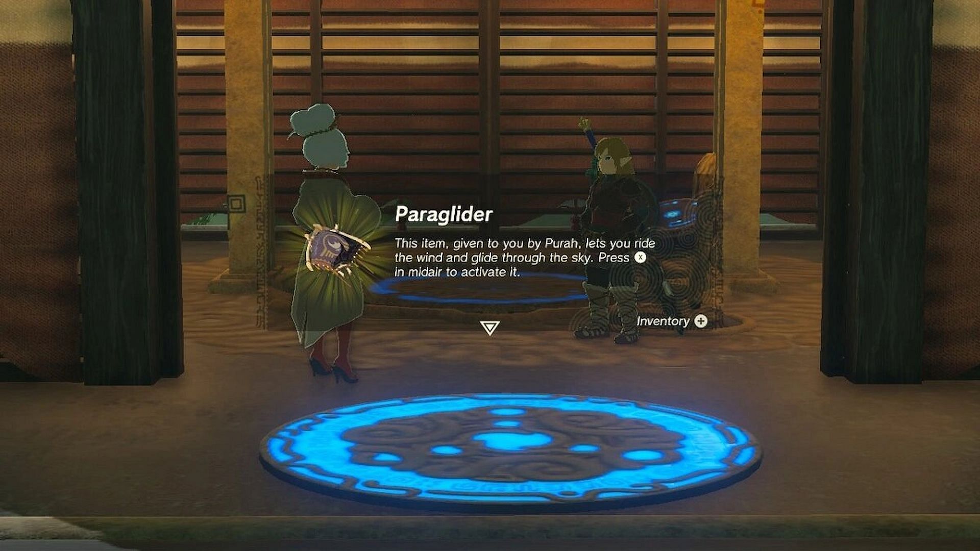 Purah provides the paraglider (Image via Nintendo)